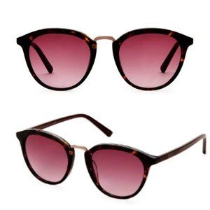 NWT Ted Baker Tortoise & Burgundy Sunglasses Case